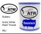 Preview: Subaru, Arctic White Pearl Tricoat, 36J: 1L Lackdose, von ATW Autoteile West.